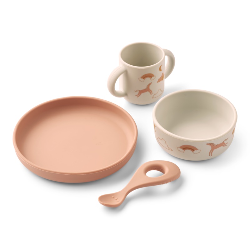 Liewood Vivi Tableware Pack | Dream Ecru