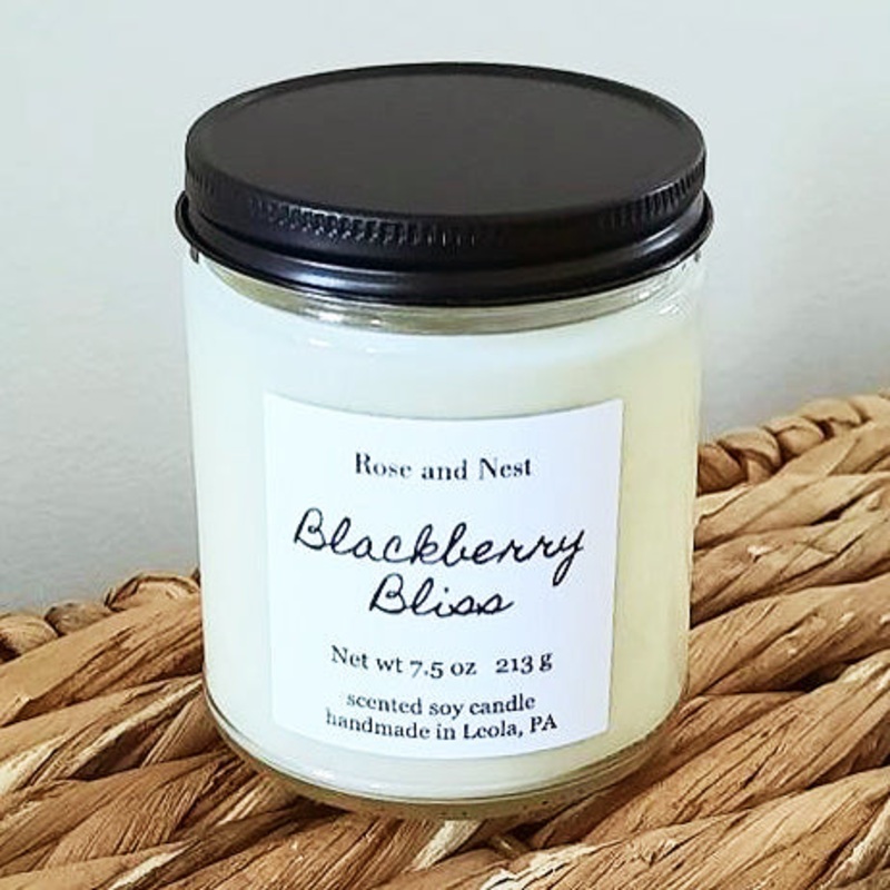 Blackberry Bliss Soy Candle RN-BB