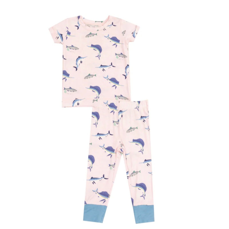 Deep Sea Fishing Pink- Loungewear Set
