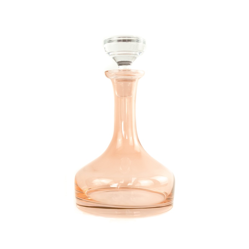 Estelle Colored Decanter Vogue in Blush Pink