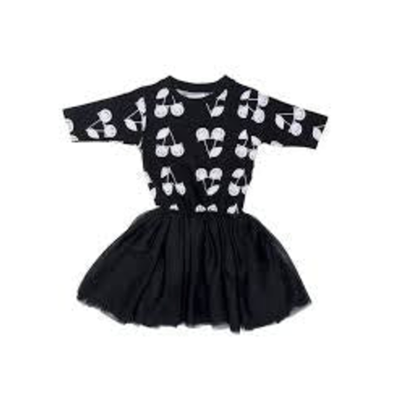 HuxBaby Black Ballet Dress in black
