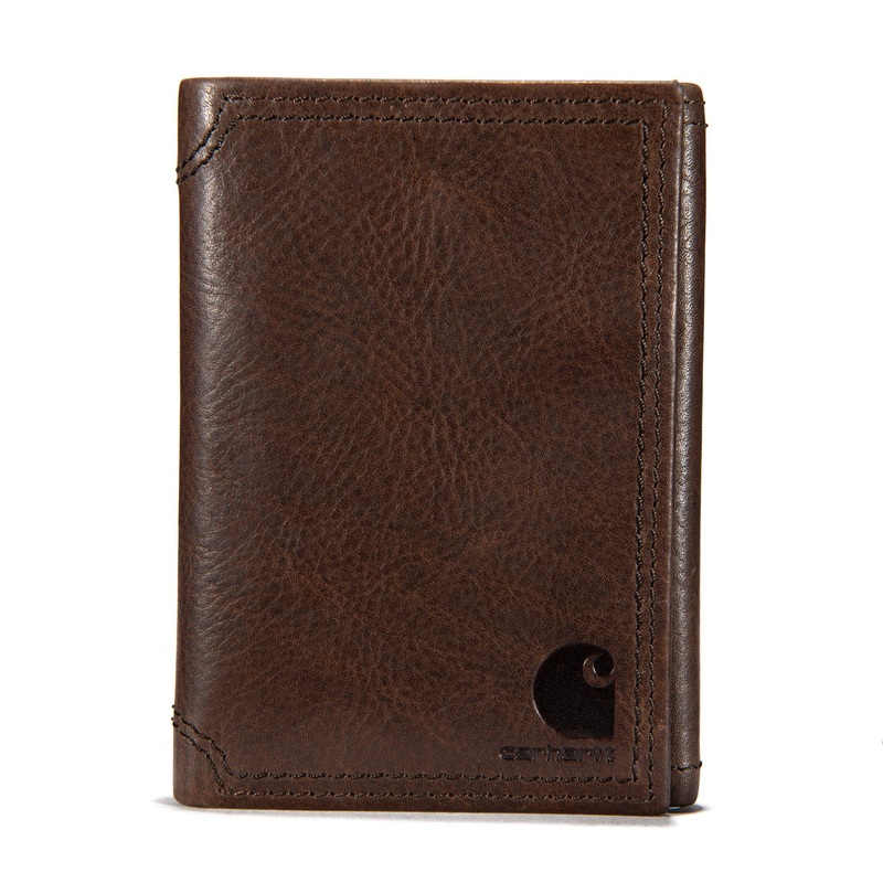 Men's Classic Stitched Trifold Wallet B0000200