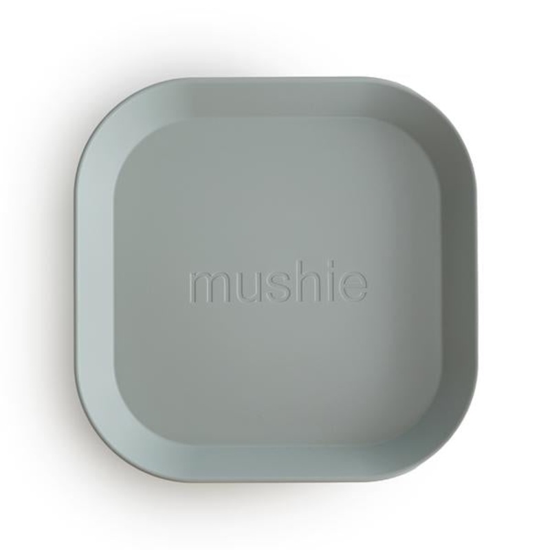 Mushie Dinnerware | Sage | Plate 2 Pack