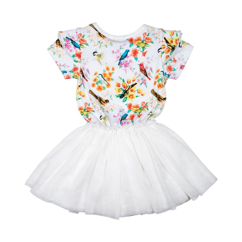 Rock your baby Bird Song Circus Dress in white