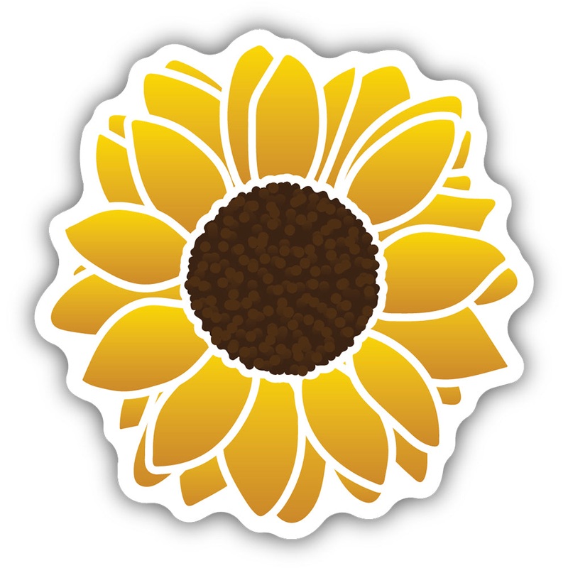 Sunflower Sticker 0736-LSTK