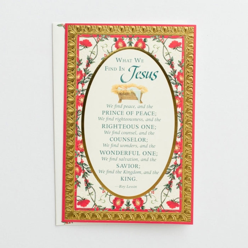 What We Find In Jesus Christmas Boxed Cards 57116