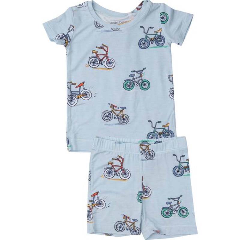 Bikes Blue Short Loungewear Set (FINAL SALE)