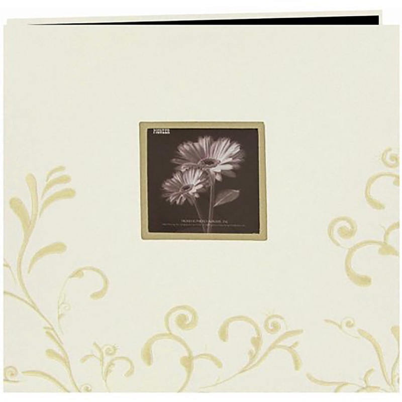 Embroidered Scroll Fabric Scrapbook MB-10CES