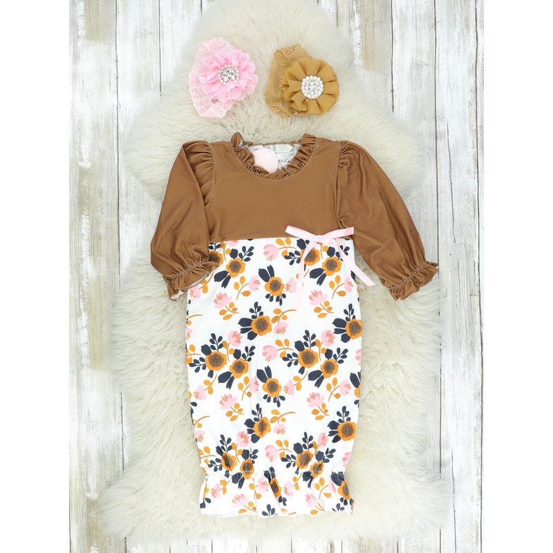 Fall Florals Sleep Gown