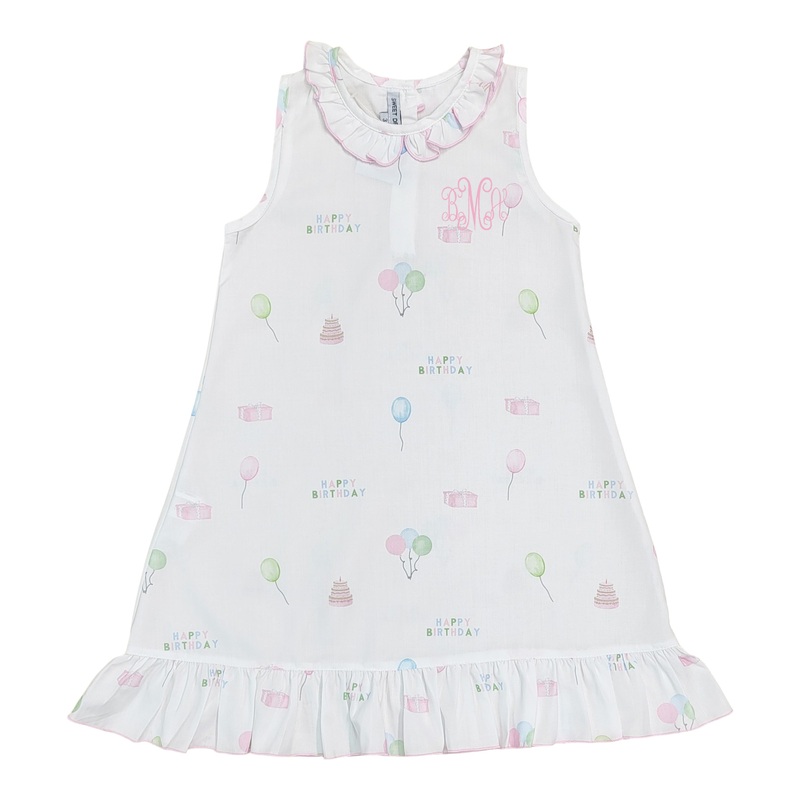 Happy Birthday Pink Nightgown