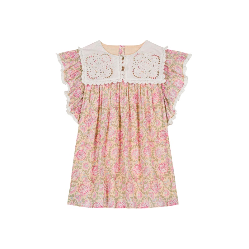 Marise Eyelet Collar Dress