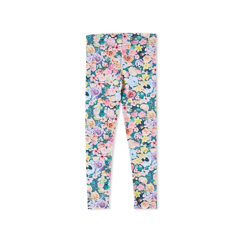 Milky  rose garden leggings