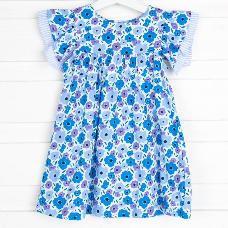 Multi Blue Floral Maeve Dress