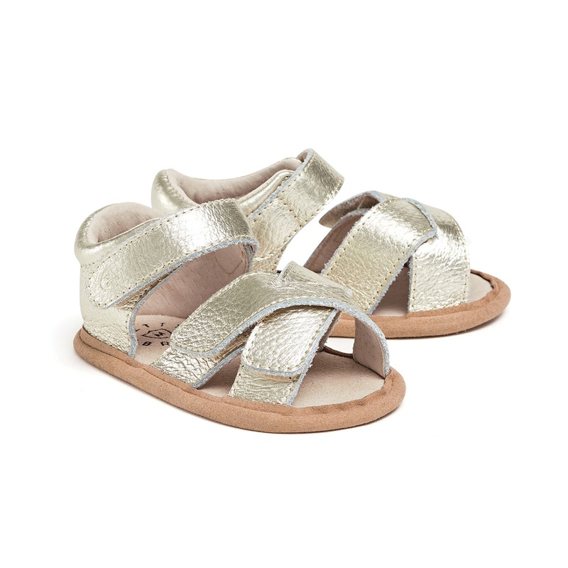 Baby Criss-Cross Sandals (Gold)