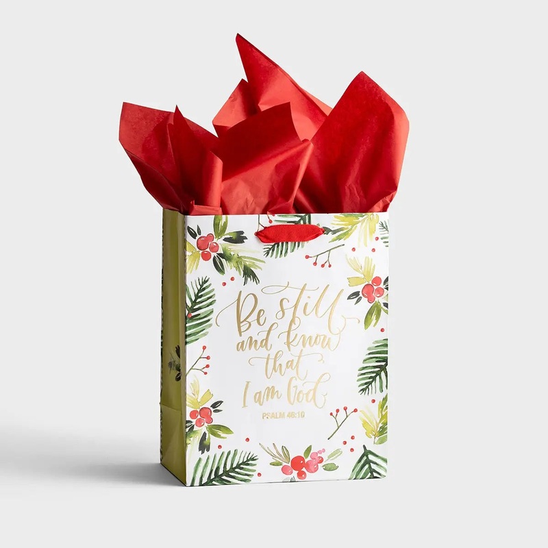 Be Still Christmas Gift Bag J0728