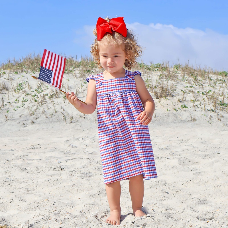 Dazzling Red Plaid Leah Dress