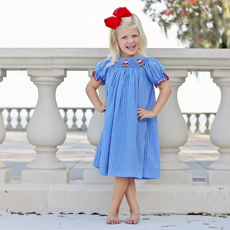 I Believe In Santa Smocked Dress