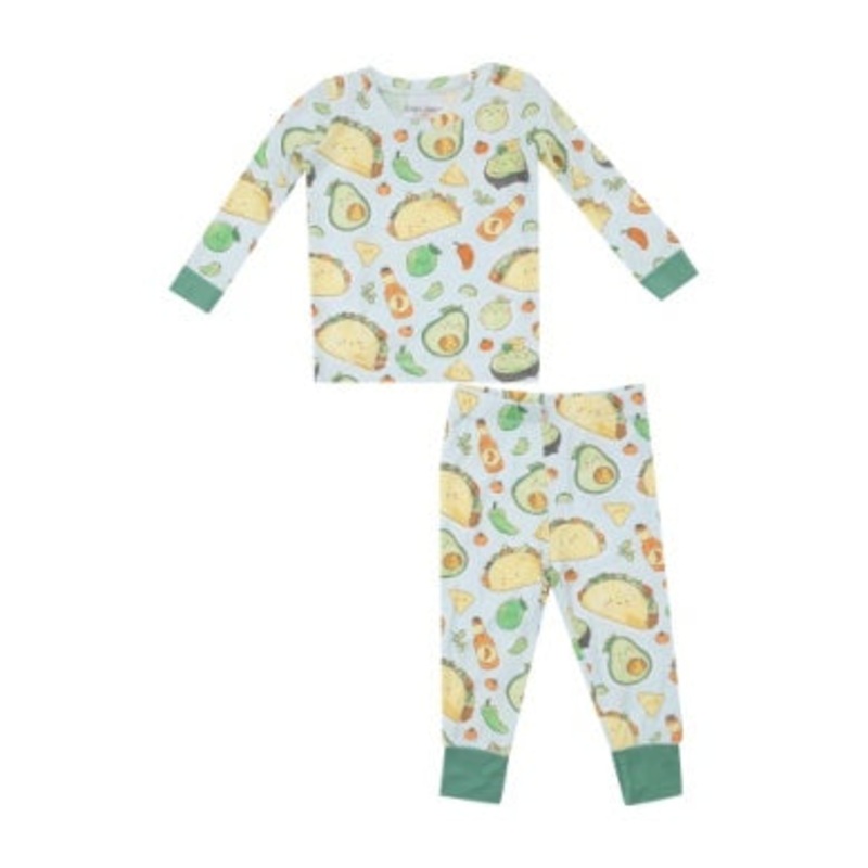 Long Sleeve Loungewear Set- Happy Tacos (FINAL SALE)