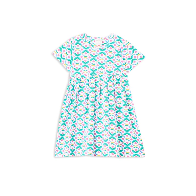Milky Retro Dress Multi in Multi
