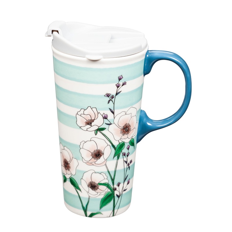 Pink Simplicity Ceramic Travel Cup 3CTC047898