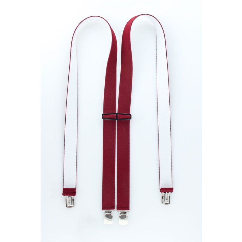 Solid Color Clip Suspenders S3CP