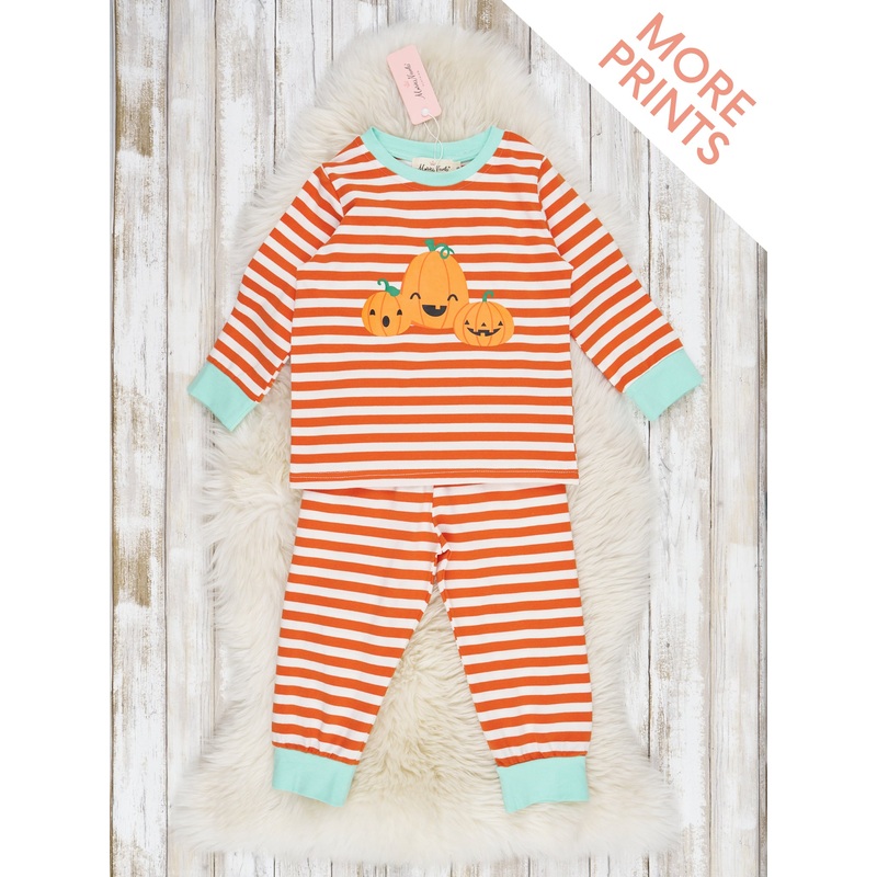 Striped Spooky Friends Pajamas