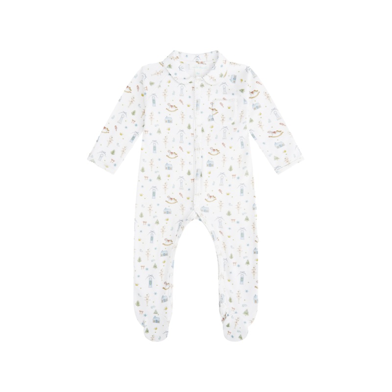 Sugar Plum Fairies Sleepsuit in Baby Pink