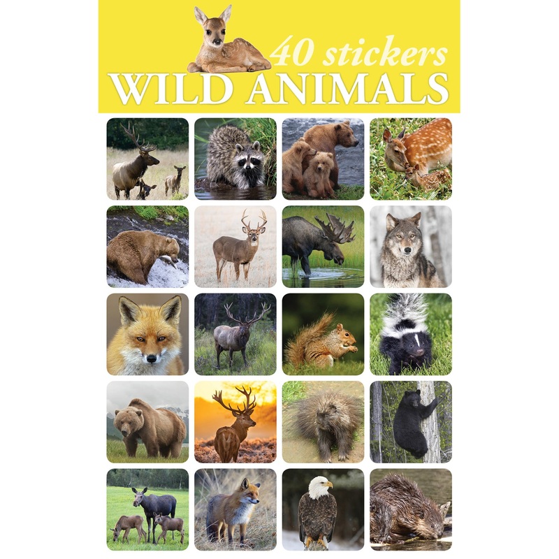 Wild Animals Stickers 2985