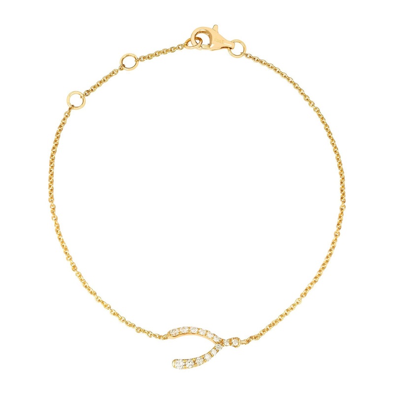 Wishbone Charm Bracelet