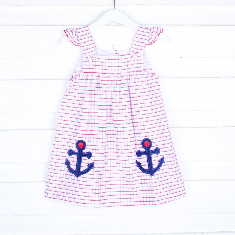 Anchor Applique Margot Dress
