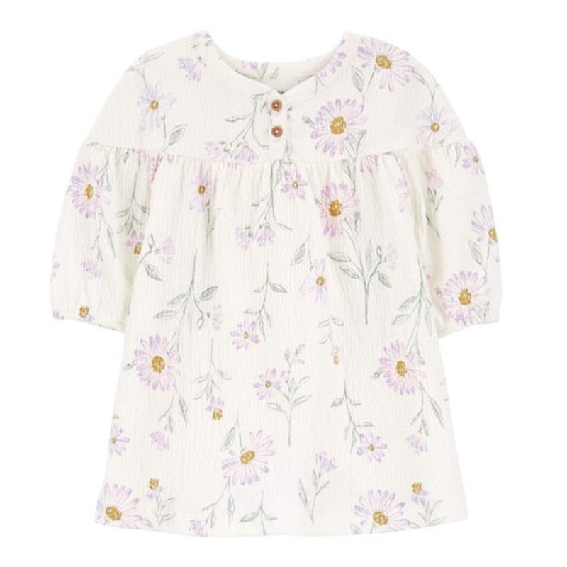 Baby Girls' Floral Gauze Dress 1R041410-153