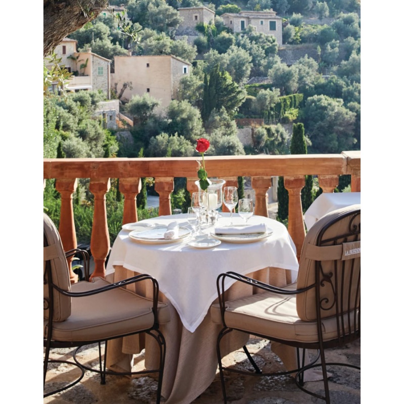 Dinner at El Olivia at The Belmond in Mallorca, Spain