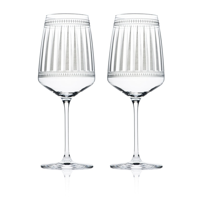 Marrakech White Wine Glasses, Set of 2