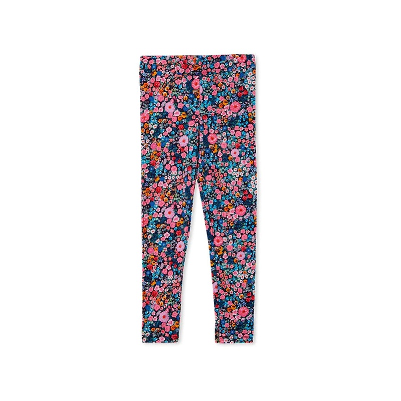 Milky Garden Leggings in Midnight Blue in navy blue