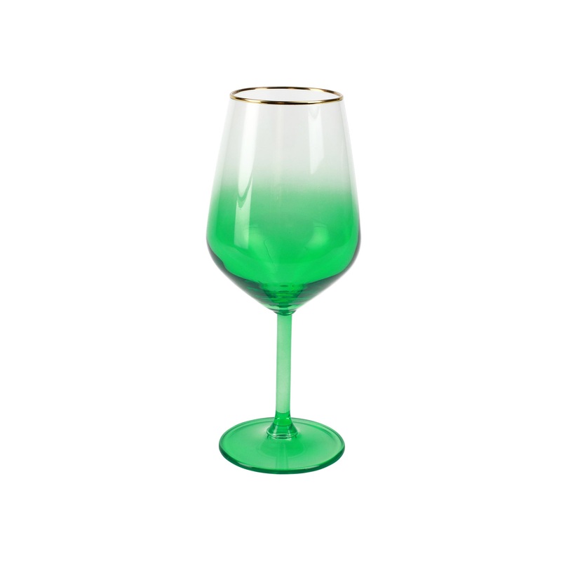 Rainbow Wine Glass