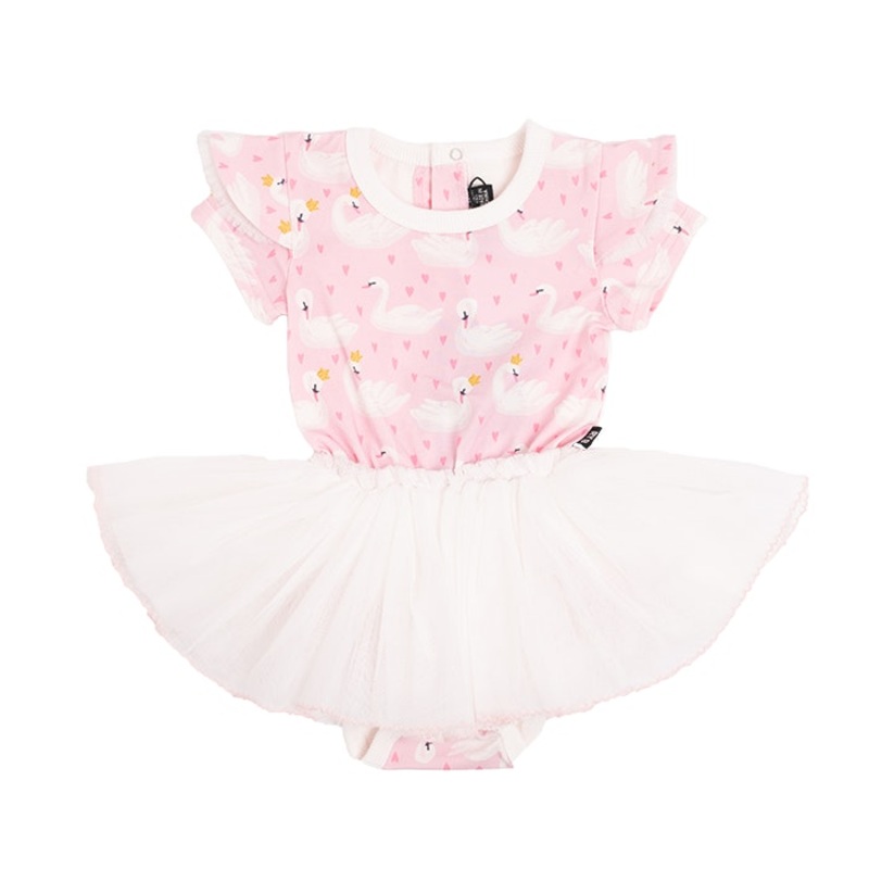 Rock your baby Swannie Short Sleeve Circus Dress in pink
