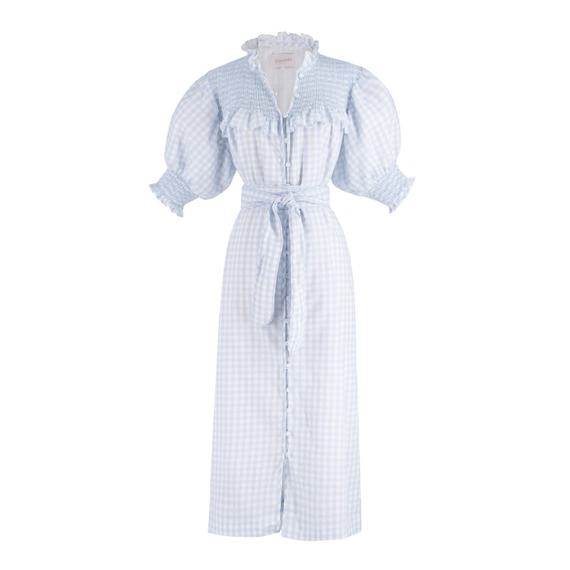 Womens Gen Dress - Blue Gingham/Blue