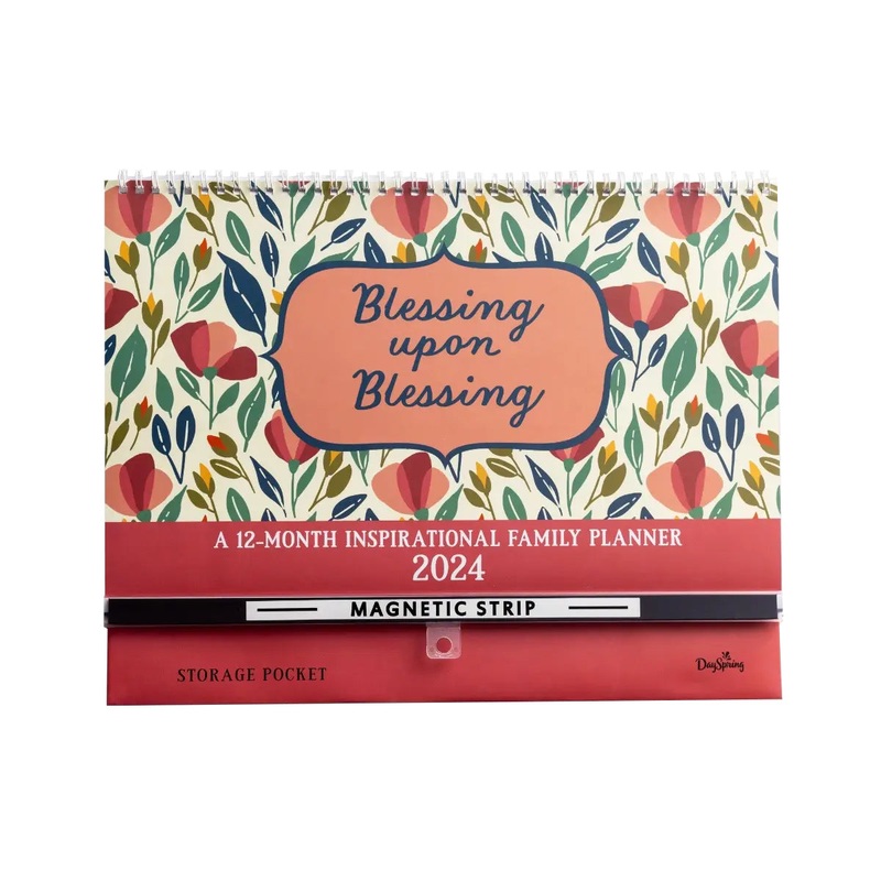 2024 Inspirational Family Planner Blessing Upon Blessing U0286