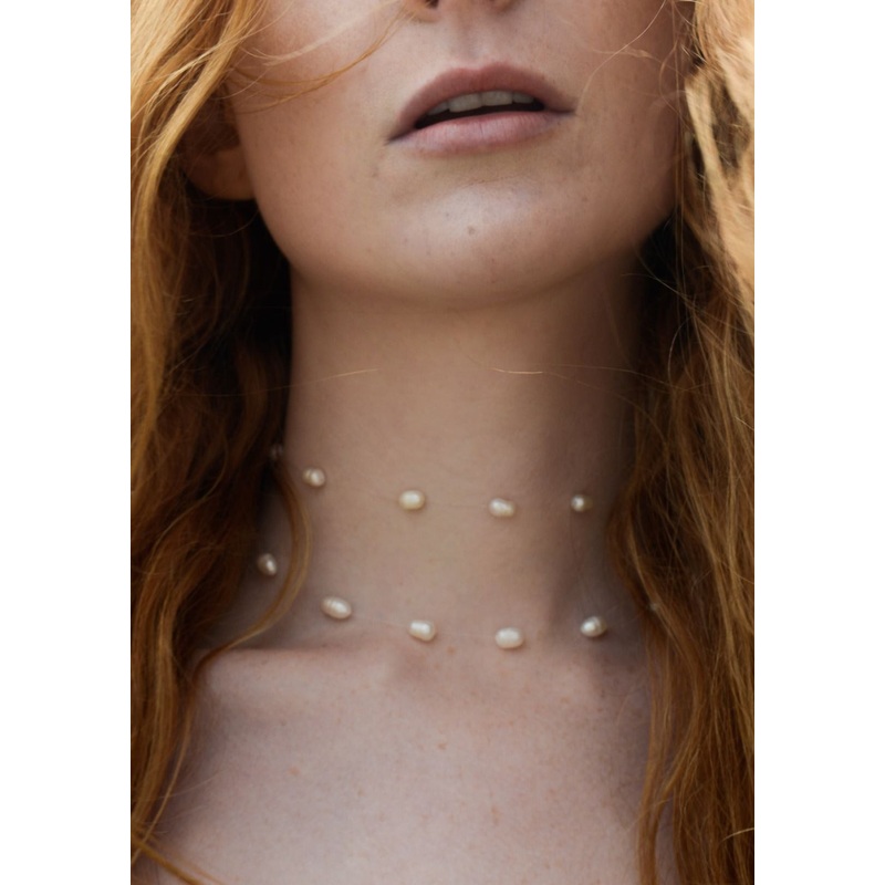 Floating Pearl Necklace