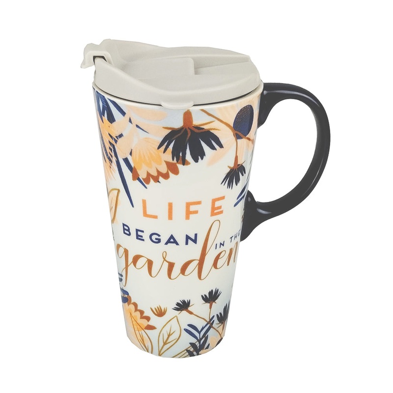 Life Began in the Garden Ceramic Travel Cup 3CTC049621