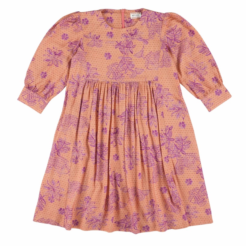 morley lavender fish dress rose