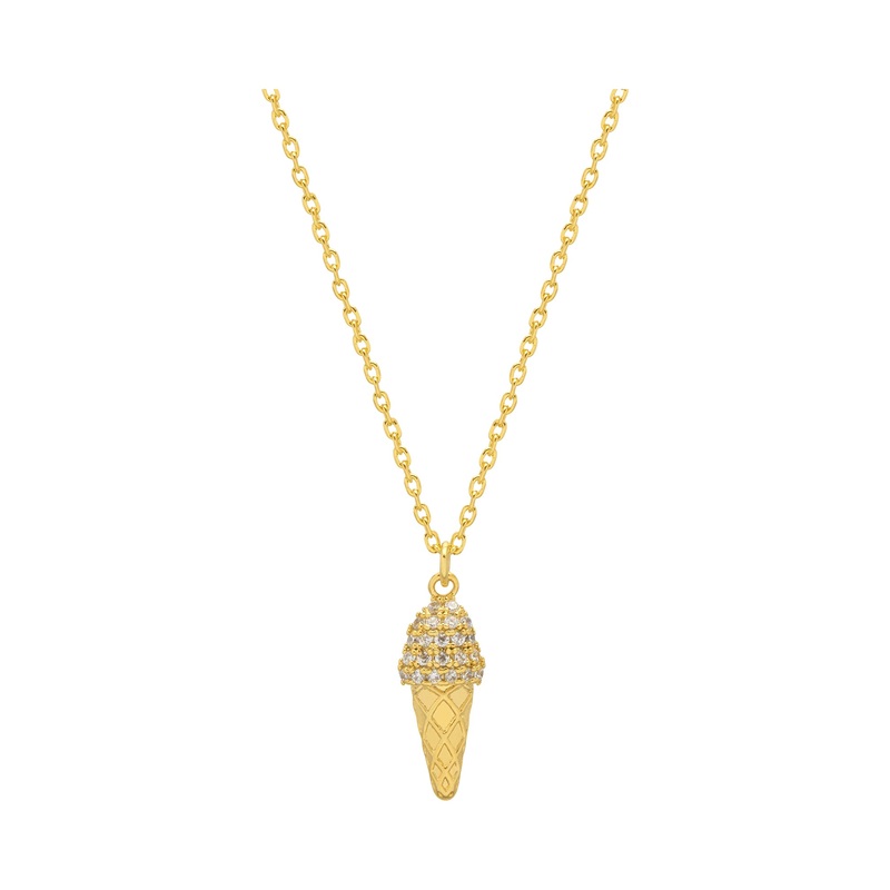 Pave Ice Cream Neckalce