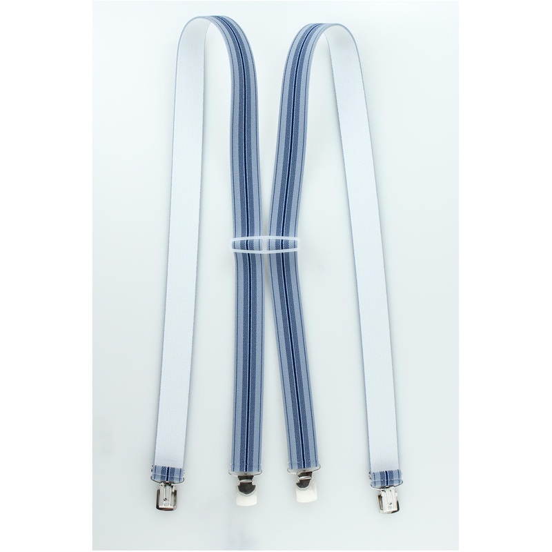 Striped Suspenders Clip On S3CP