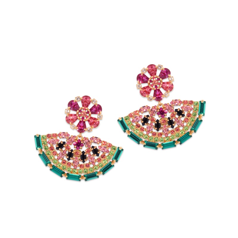Watermelon Slice Earrings