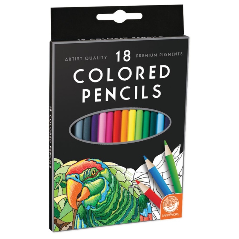 18 Colored Pencils 52150W