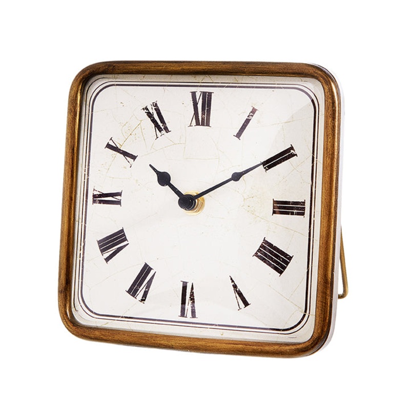 Antique Gold Square Clock 4327915