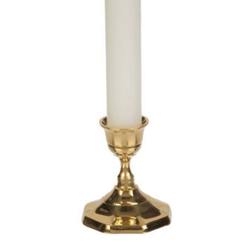 Brass Taper Candle Holder H42