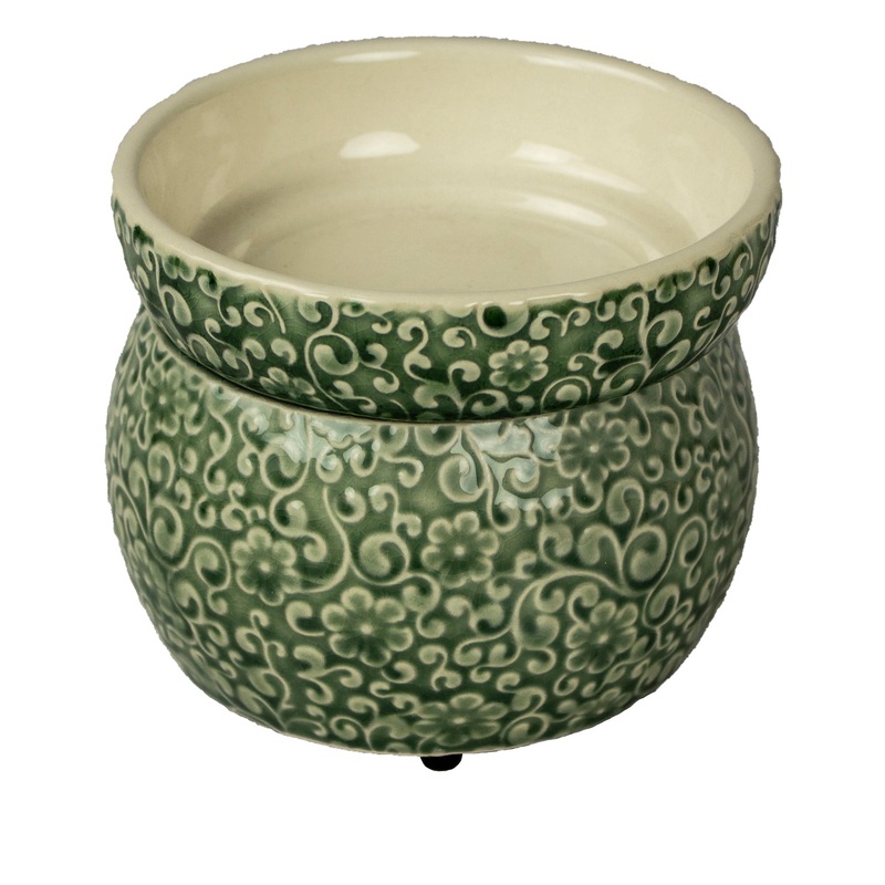 Electric Wax Warmer Sage Floral 66110