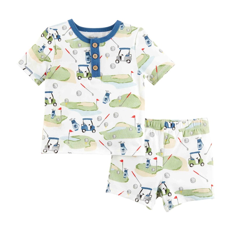 Golf Pajama Short Set