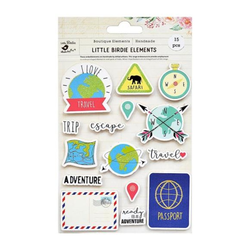 I Love Travel Stickers CR72004